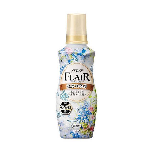 Atvyksta 11.26 Kao Flair Fragrance Flower Harmony Antibakterinis kvapų audinių minkštiklis Gėlių harmonija 520ml