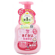 Arau Baby vaikiškas naturalus viso kūno muilas-putos 450g